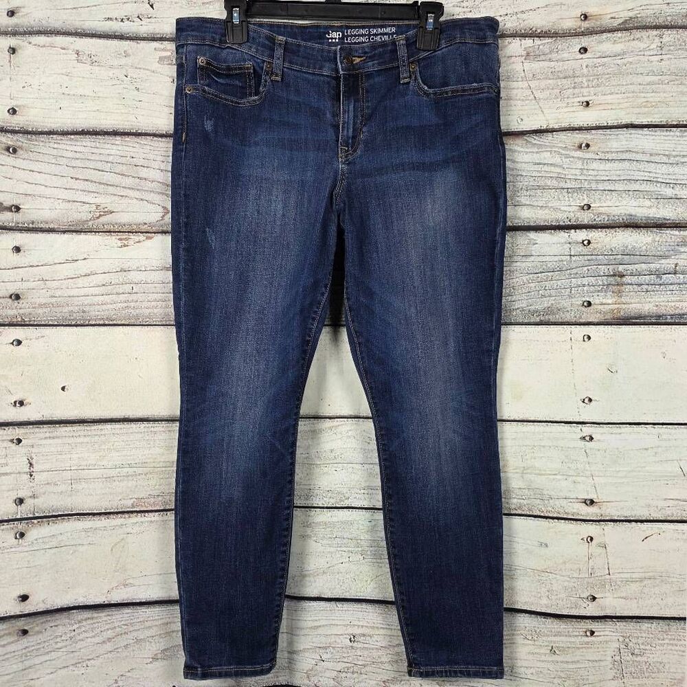 GAP Women’s GAP Legging Skimmer Jeans 12R Dark Wash